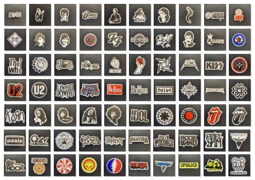 BAND STICKERS VINYL ROCK MUSIC CLASSIC STONES NIRVANA METALLICA SLIPKNOT 2″-3″
