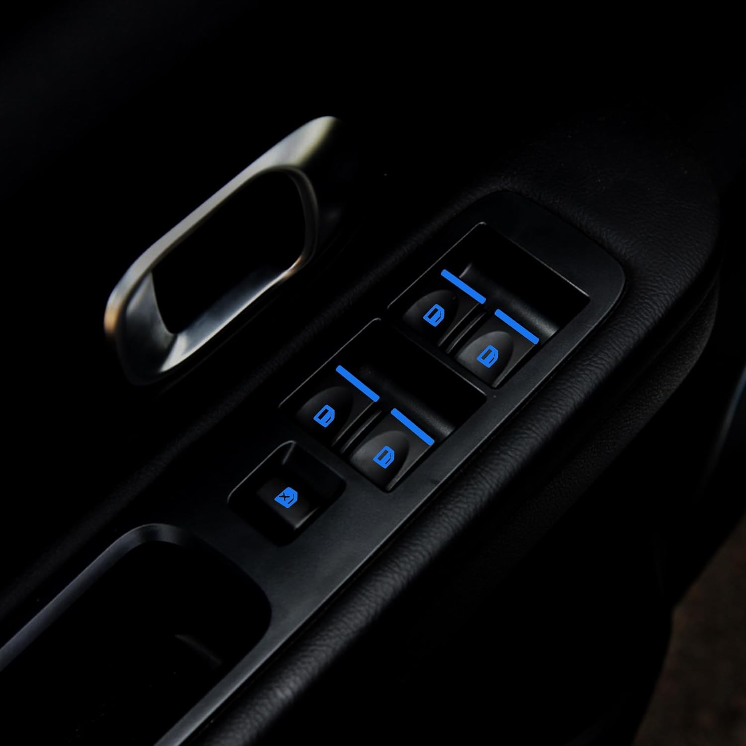 Car Sticker Car Door Window Switch Luminous Sticker Night Safety Accessories