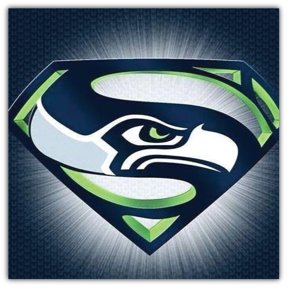 Seattle Seahawks NFL Football Logo Sport Car Bumper Sticker Decal “SIZES”
