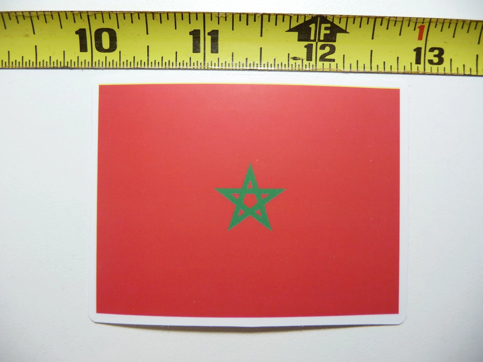 MOROCCO FLAG SMALL STICKER DECAL COUNTRY PRIDE NATION GOVERNMENT FUNNY