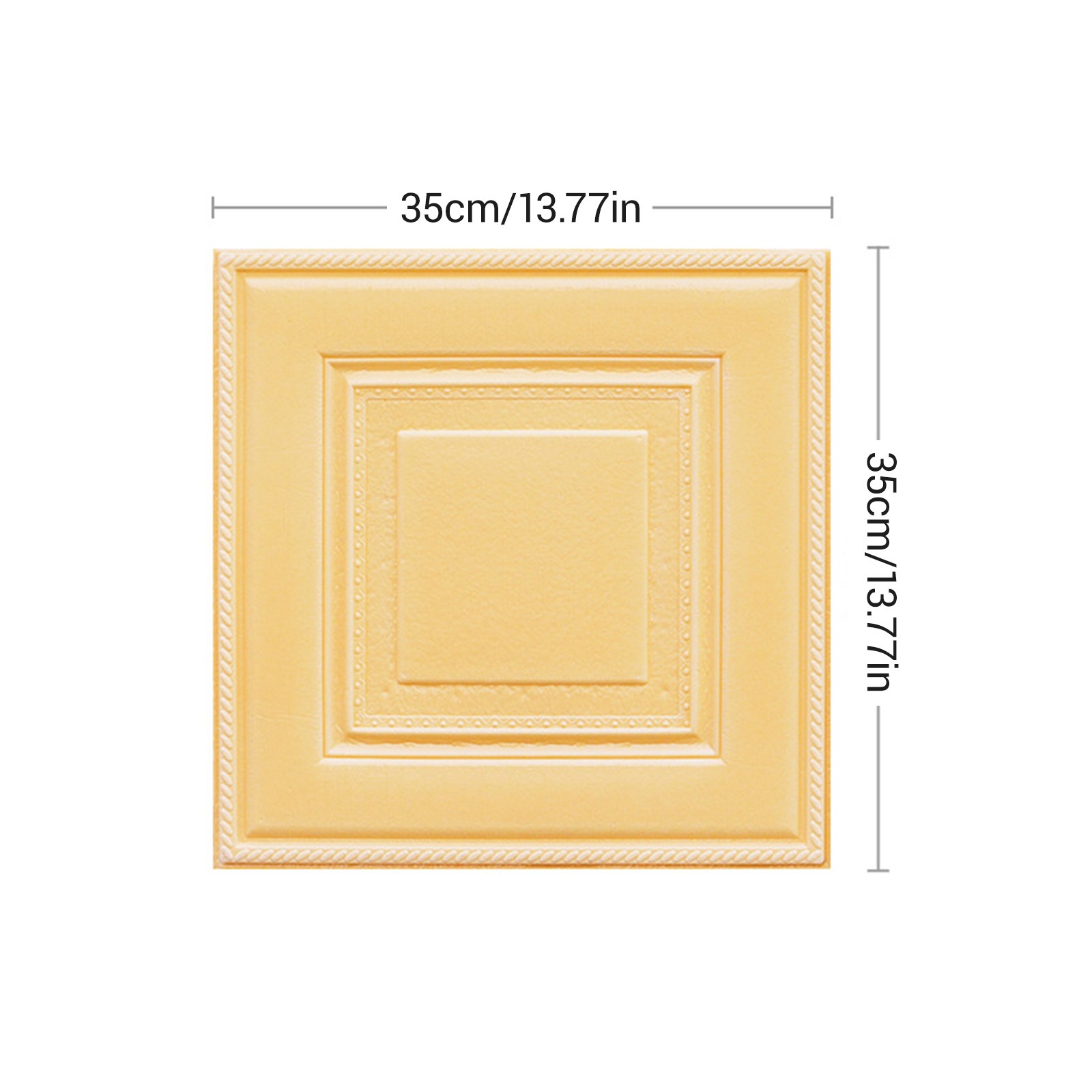 36PCS 3D Tile Wall Sticker Self Adhesive Waterproof Foam Panel Wallpapers DIY