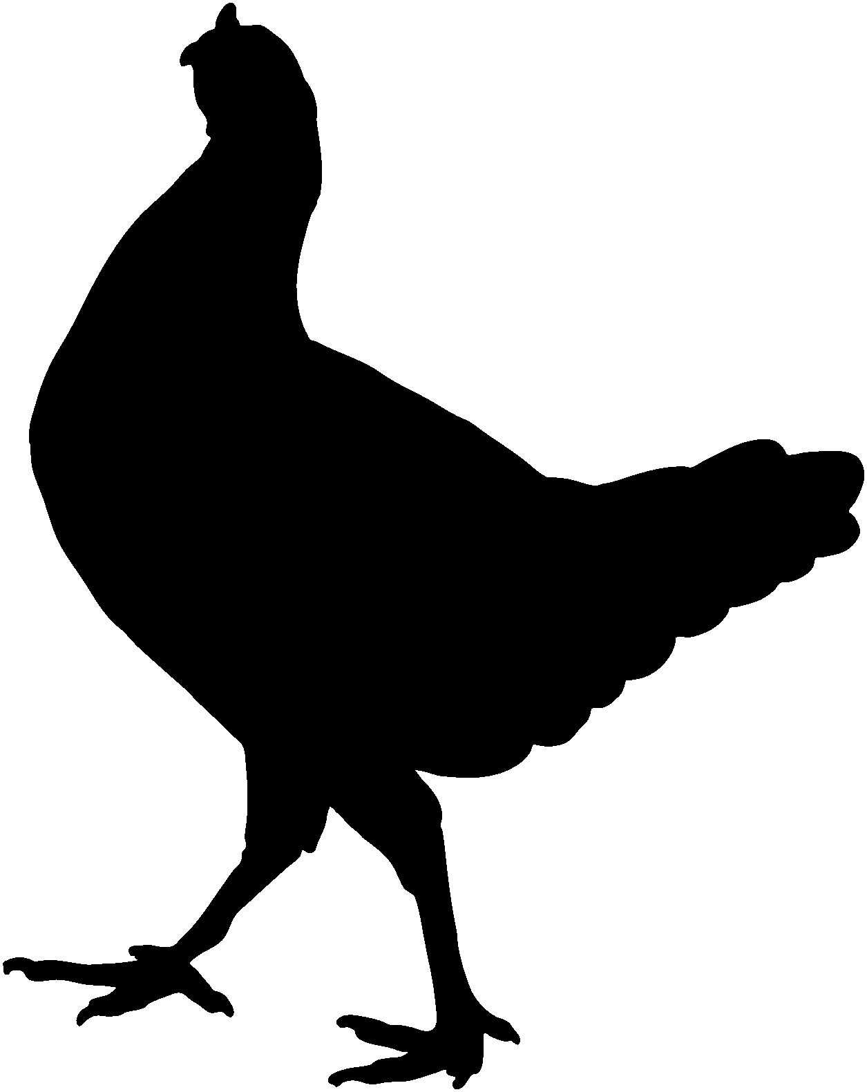 Chicken Hen Decal STB3 Window Graphics for Trucks or any smooth surfaces