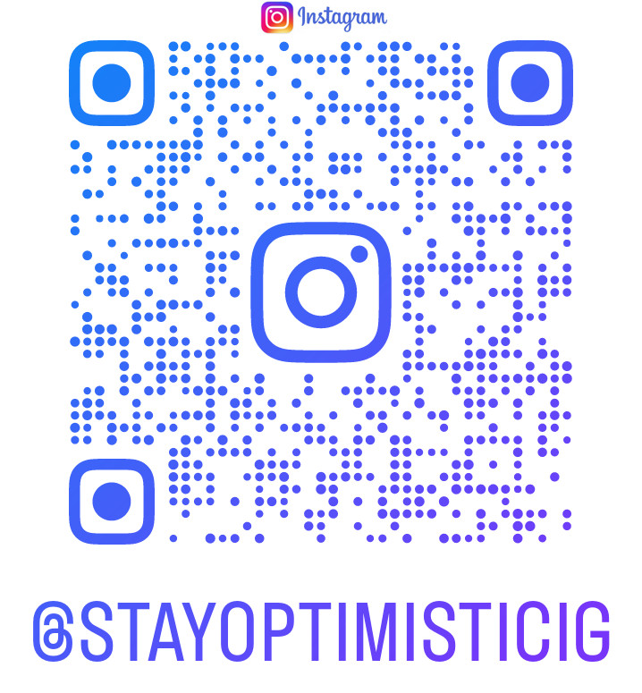 Stay Optimistic – Slogan Car Bumper Vinyl Sticker Decal High Gloss 3M Adhesive