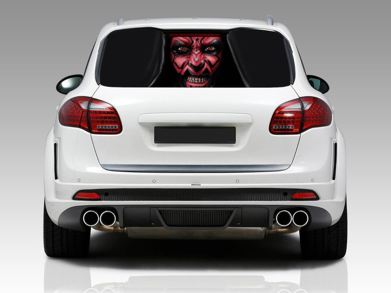 DARTH MAUL Car Rear Window Graphic Decal Sticker Truck SUV Van Star Wars 082