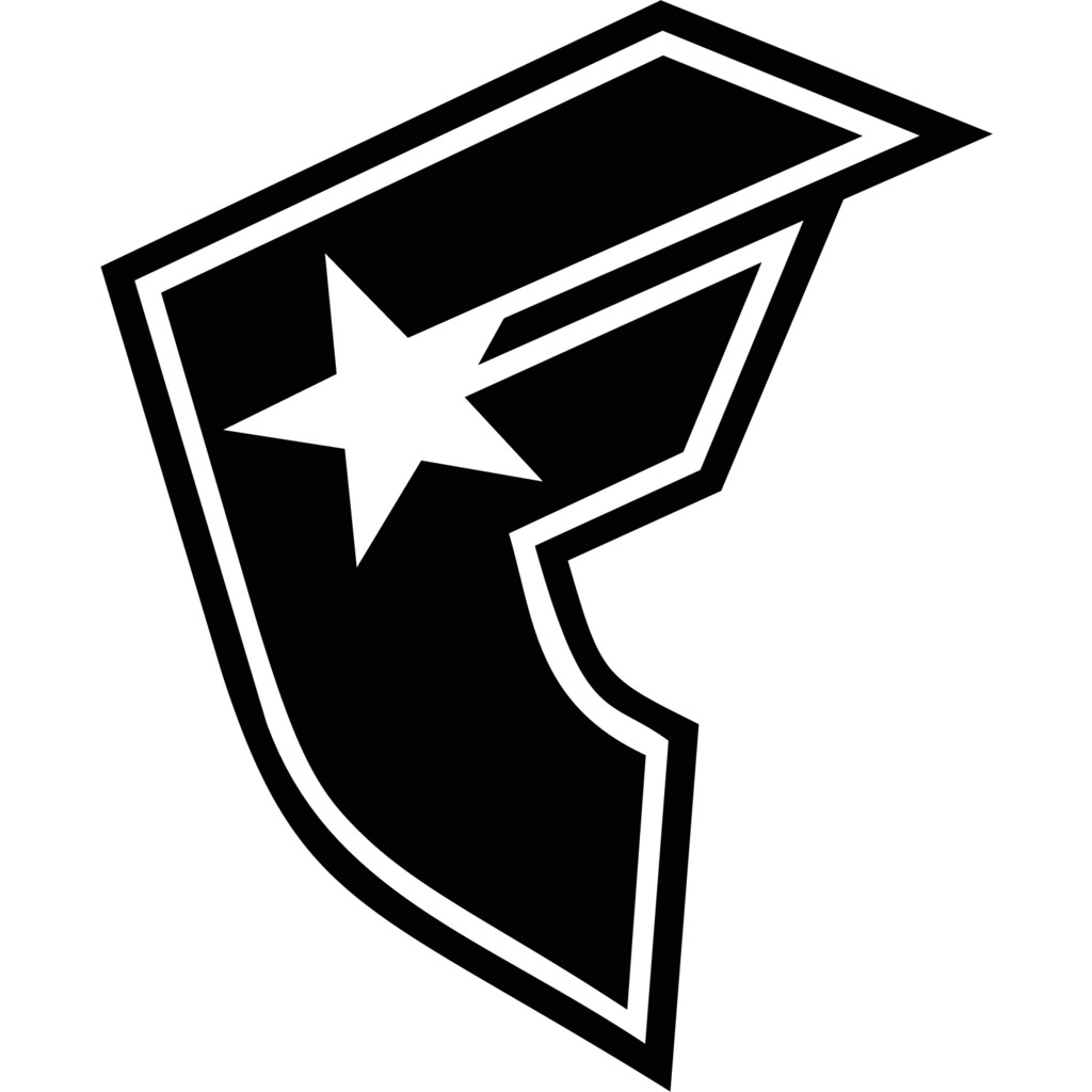 Famous sticker logo star and stripes skate cell laptop bumper vinyl decal