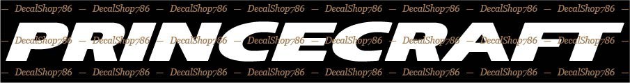 Princecraft Aluminum Boats -Sports- Car/Truck Vinyl Die-Cut Peel N’ Stick Decals