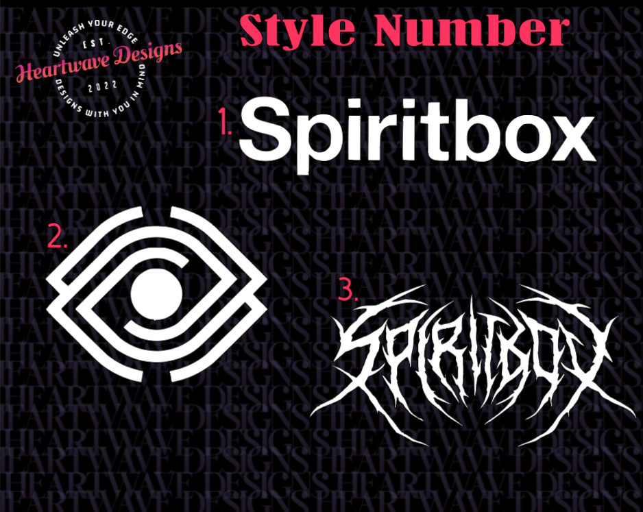SPIRITBOX Custom Decal Vinyl Stickers