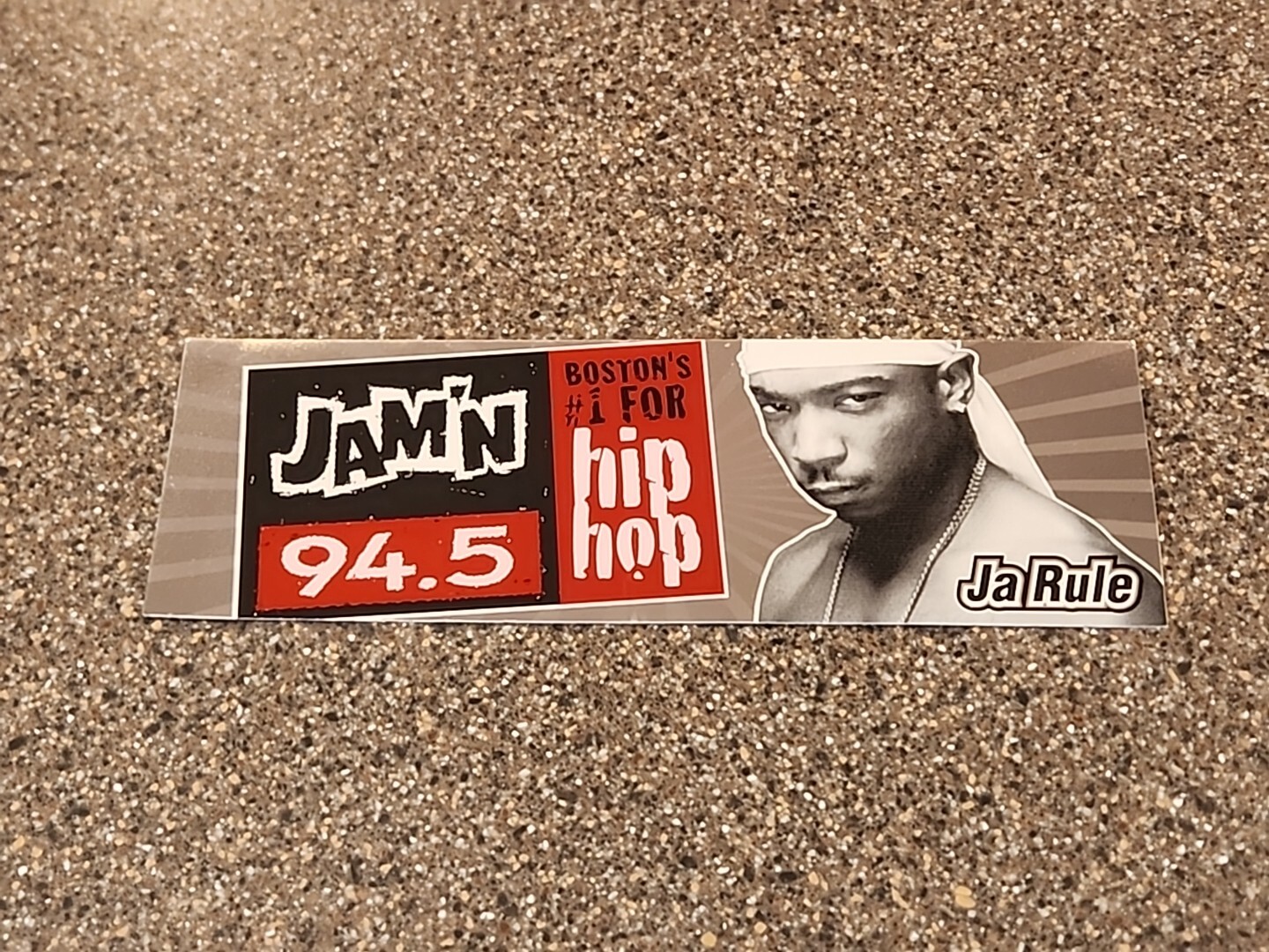 JAM’N 94.5 FM Radio Station Vintage Ja Rule 1999 Bumper Sticker Rare HTF