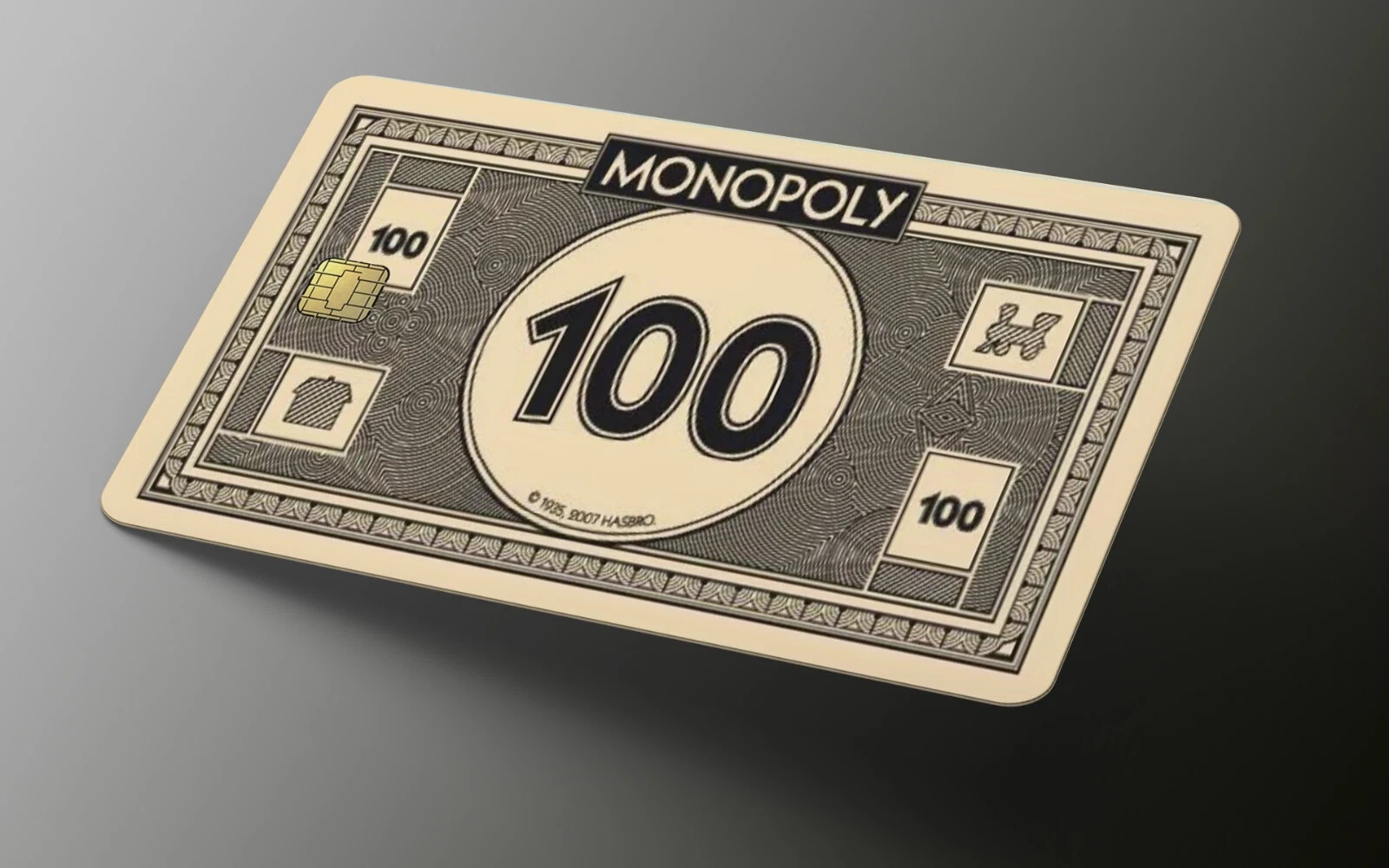 Board Game Money Card Skin (2-Pack) | Funny $100 Bill Sticker for Game Night
