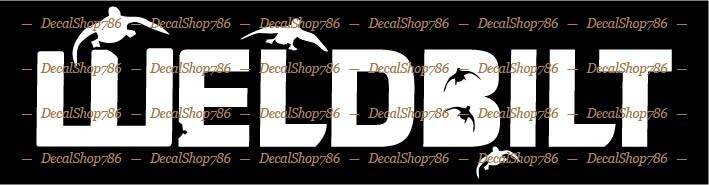 WeldBilt Boats -Outdoor Sports- Car/SUV/Truck Vinyl Die-Cut Peel N’ Stick Decals
