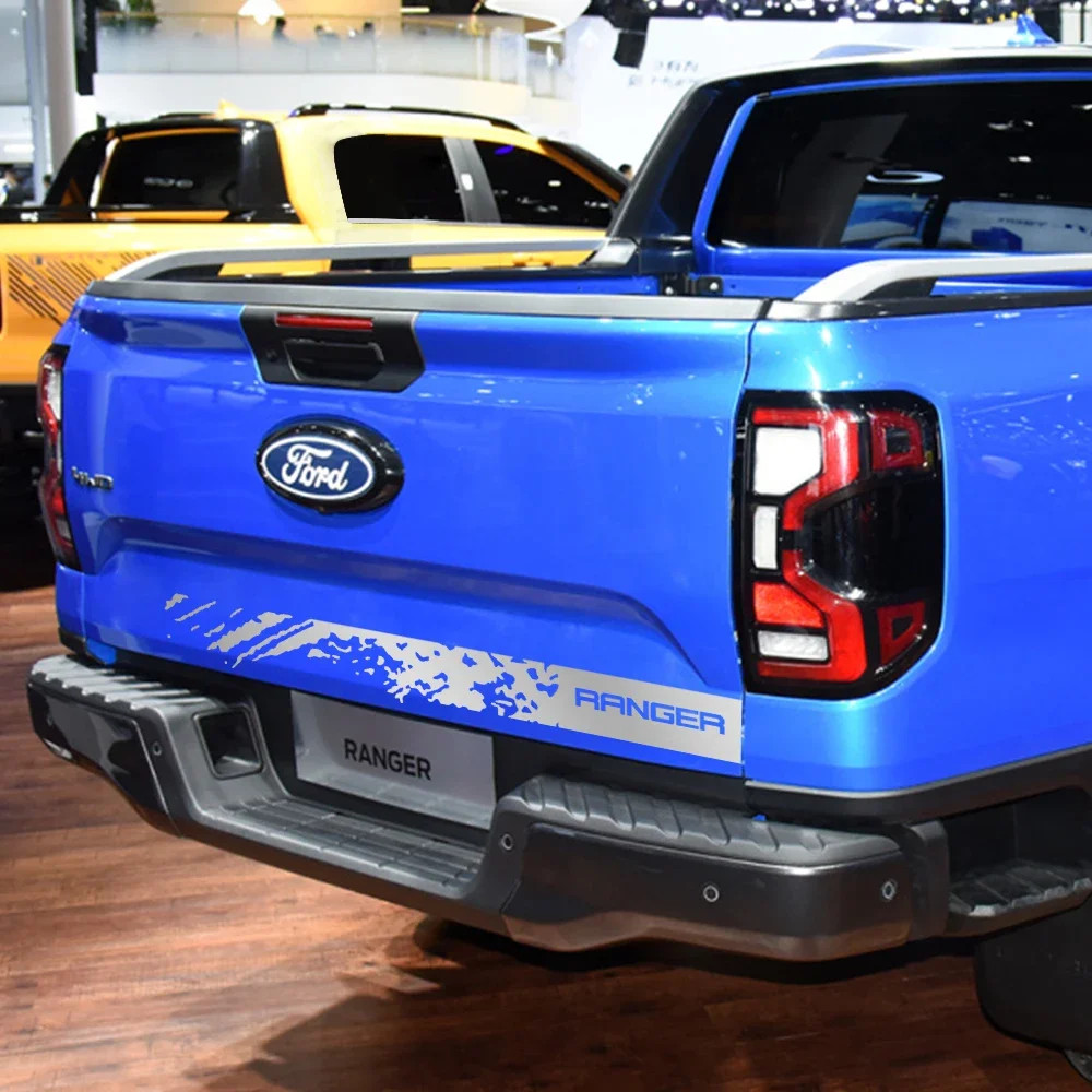 Back Door Tailgate Vinyl Decal for Ford Ranger Raptor T6 / Wildtrak | Pickup Tru