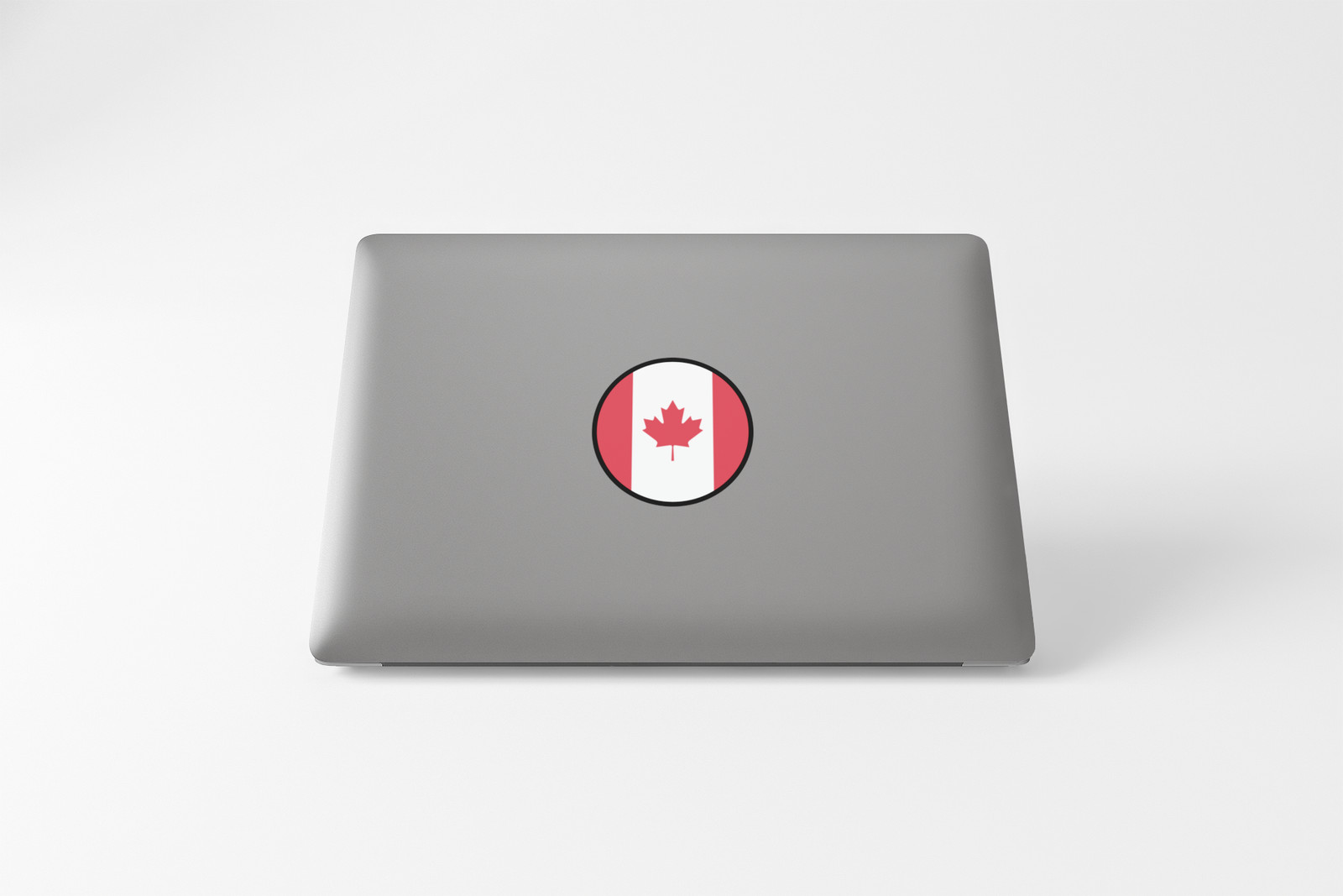Canada Flag Circle Sticker Decal
