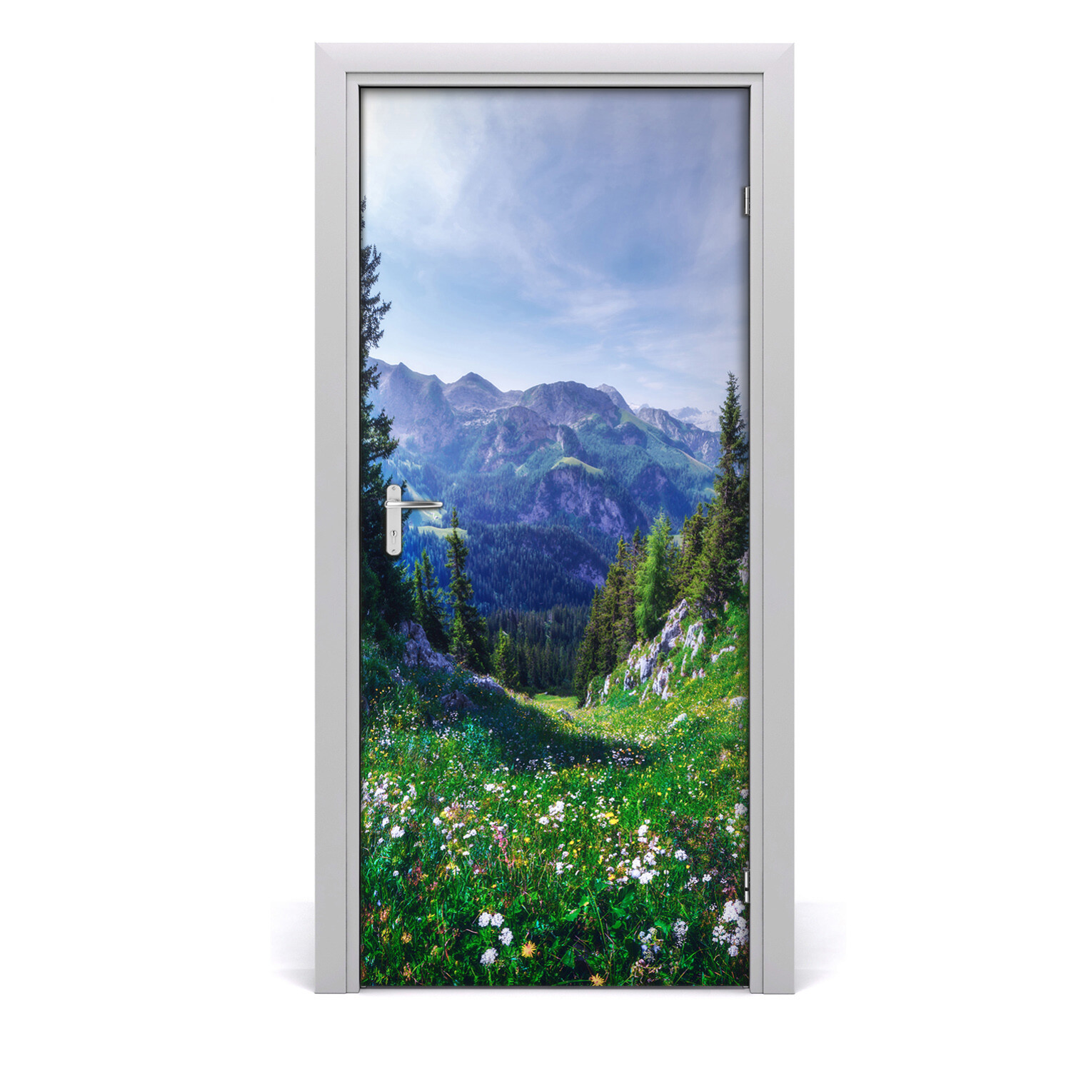 Home Mural Door Wall Self Adhesive Removable Sticker Decal Landscapes Alps