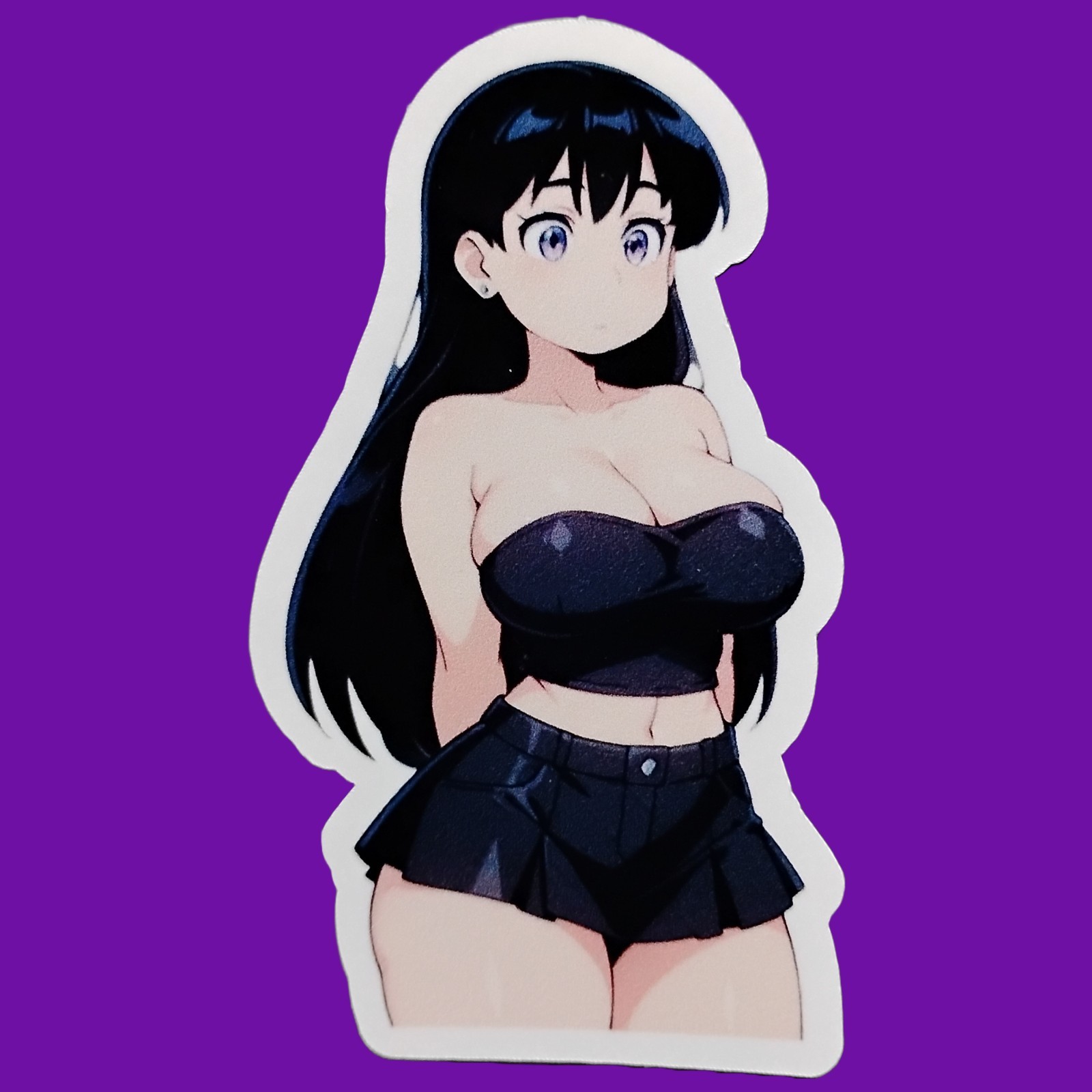 Anime Waifu Decal Sticker, Multiple Sizes Available