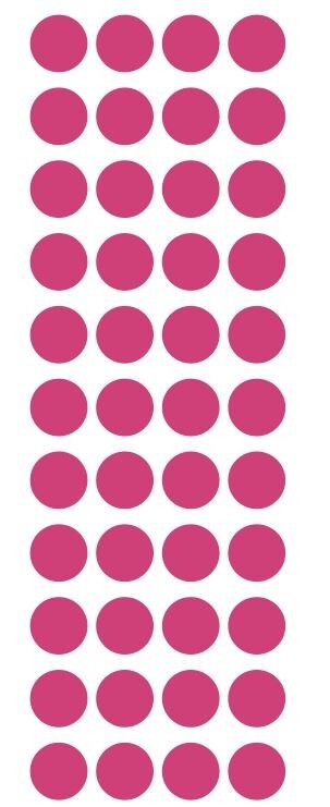 3/4″ Hot Pink Round Label Dots Stickers Color Coding Inventory 3/4 Inch Dot