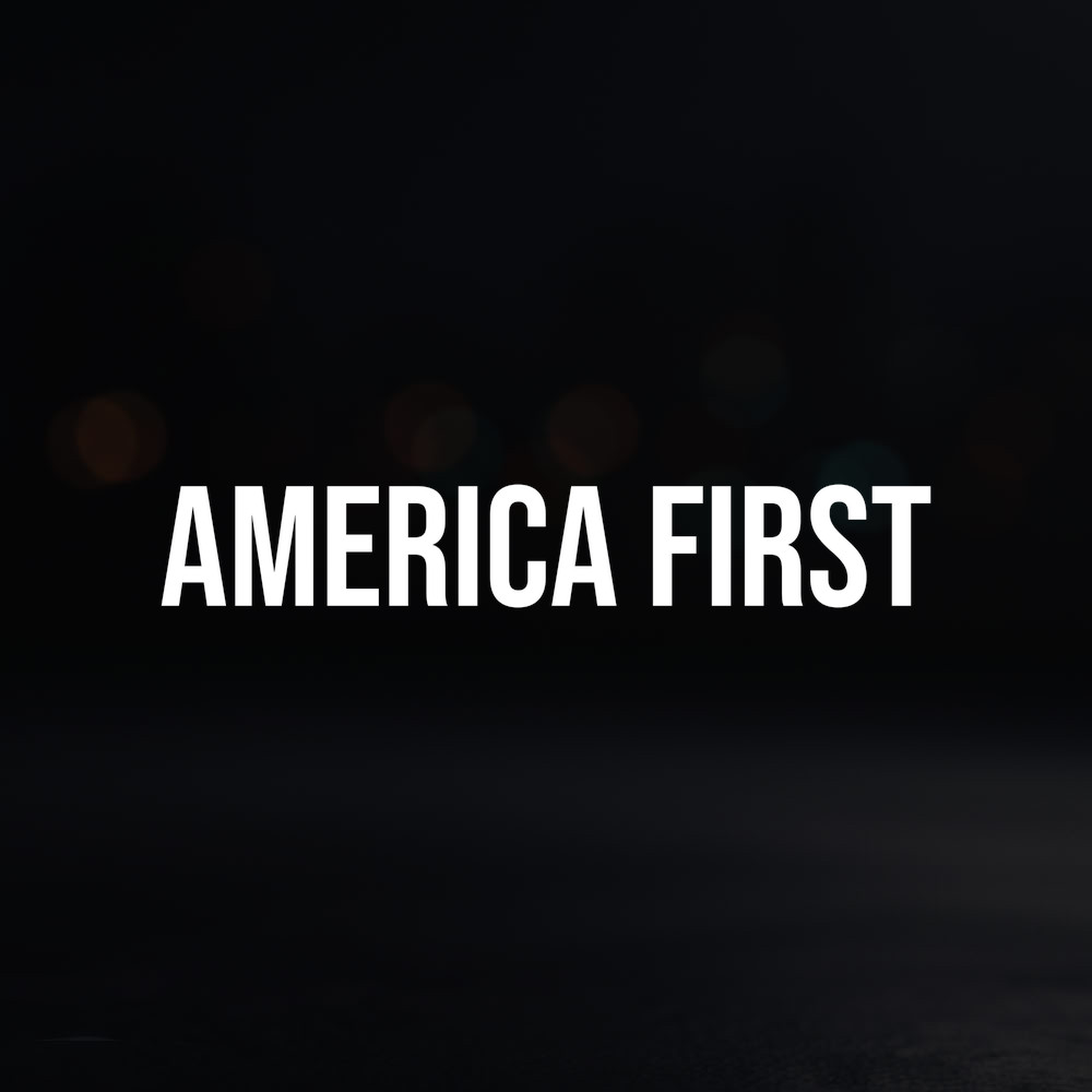 8in Vinyl Decal Sticker – “America First”
