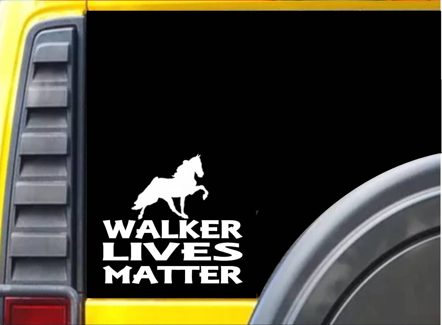 Walker Lives Matter Sticker k163 6 inch walking horse decal
