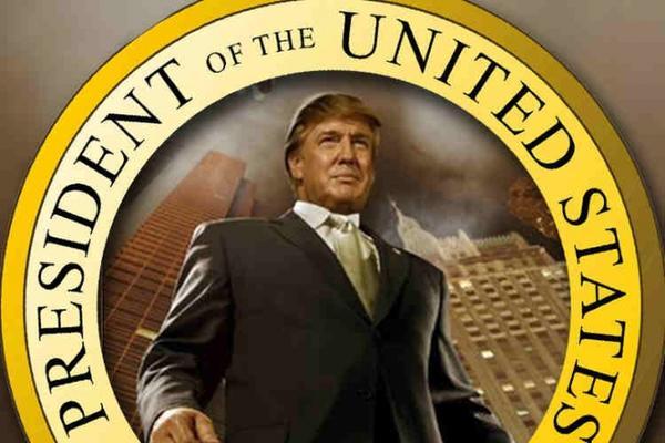 TRUMP BUILD THE WALL ENFORCE THE LAW Donald Trump Vinyl Decal Sticker