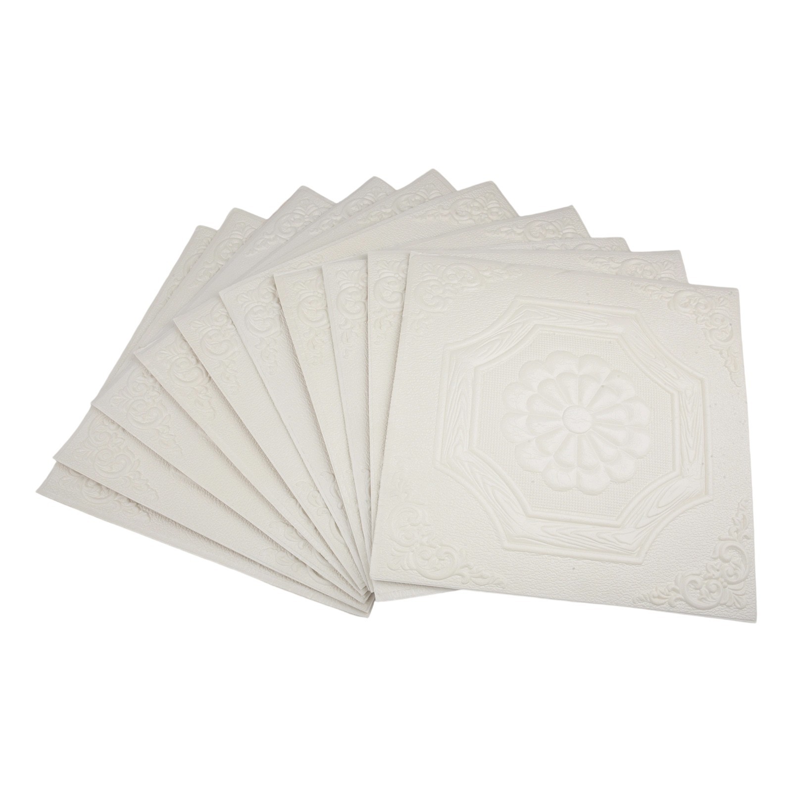 Waterproof Decorative Ceiling Wallpaper Stickers Set of 10 in XPE Foam