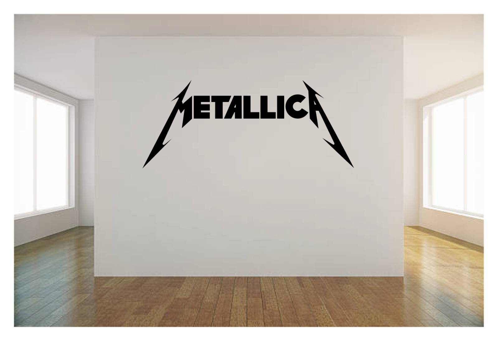 METALLICA LOGO 86″x36″ Vinyl wall art sticker music decal heavy metal rock band