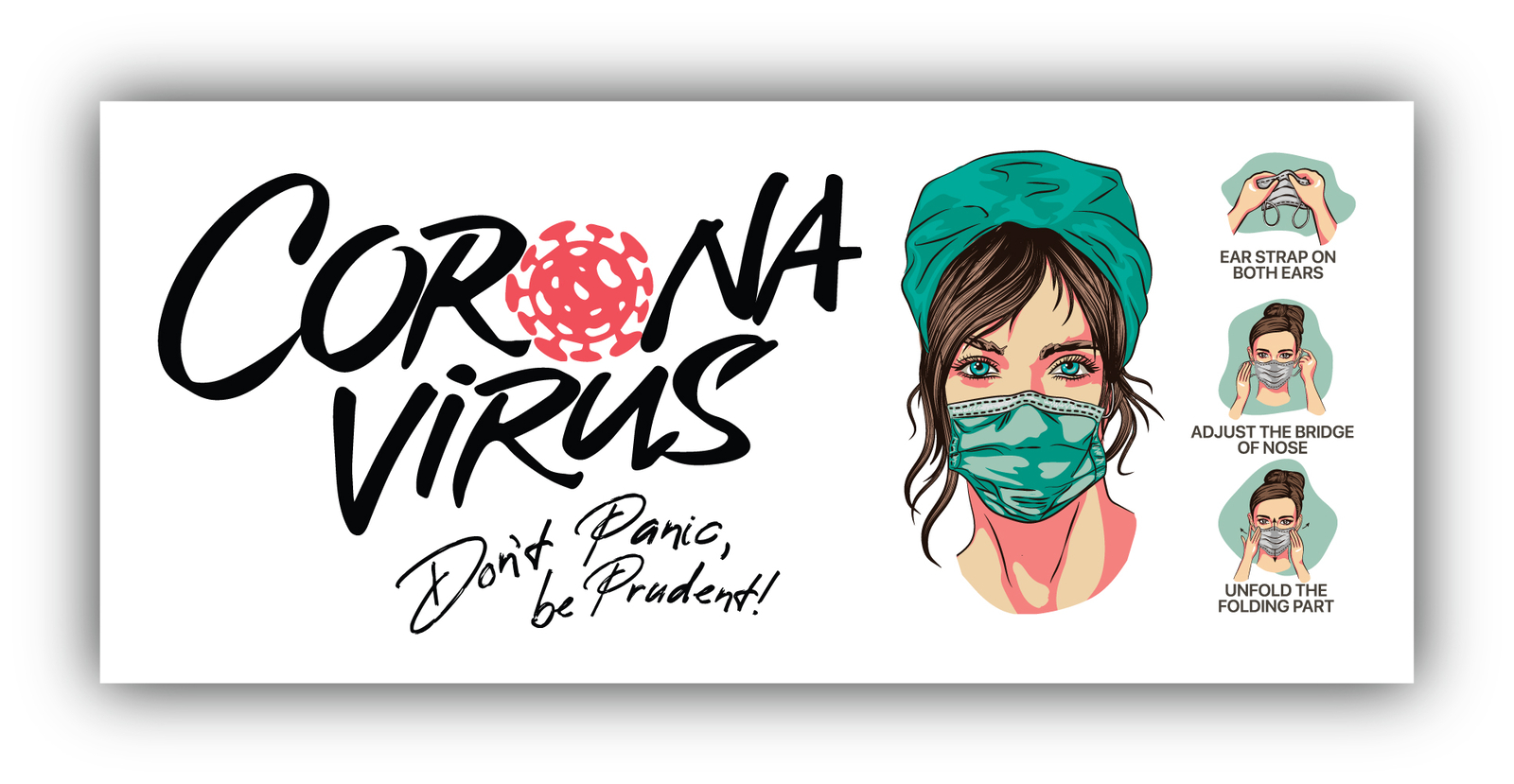 BAD Virus Instruction Vinyl Sticker Car Bumper Decal