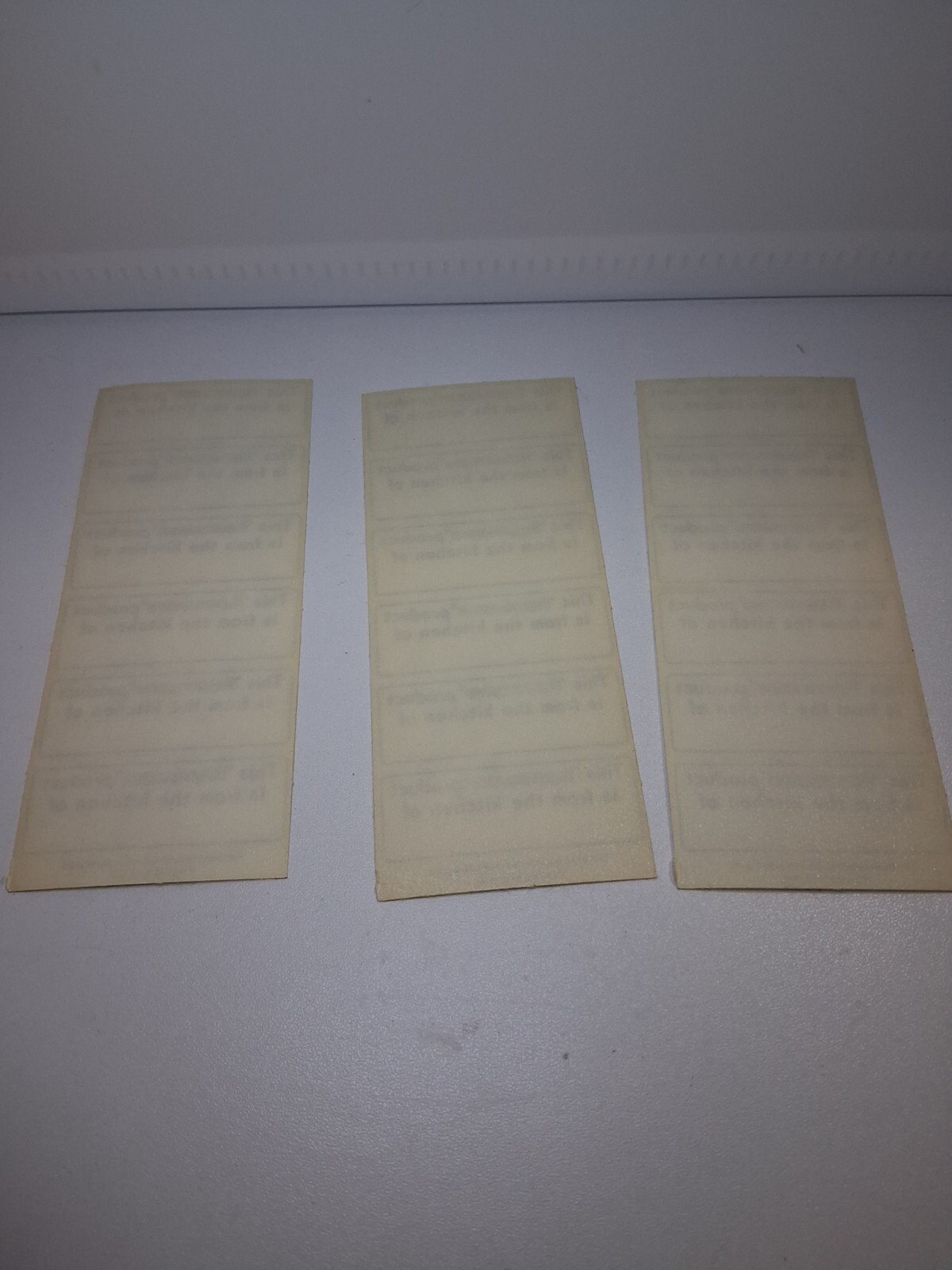 Tupperware Dish Labels Stickers “PRODUCT FROM KITCHEN OF” Tags 3 Sheets 21 Total