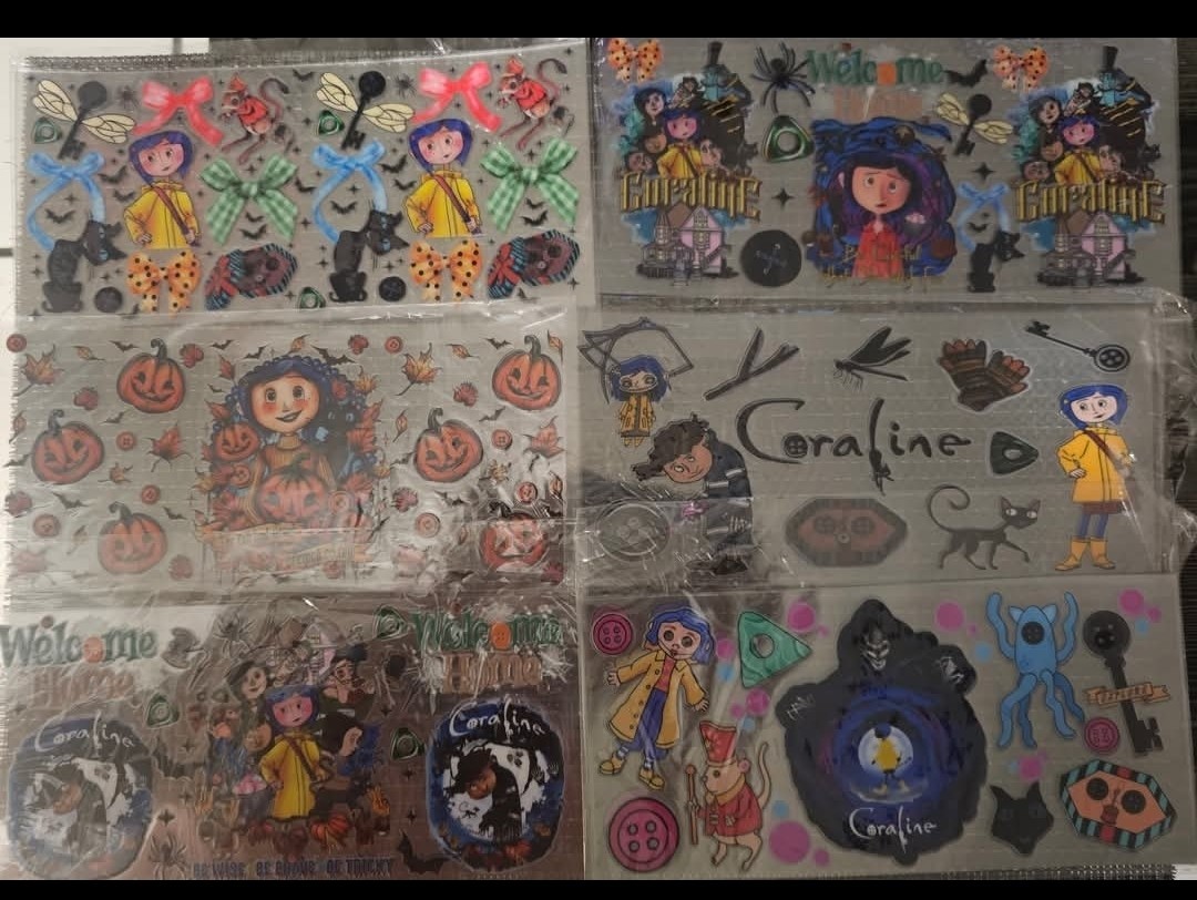 Coraline Uv Dtf Wraps