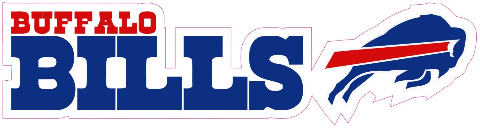 Buffalo Bills Football Vinyl Decal Sticker Car Truck Bumper Tumbler Mug