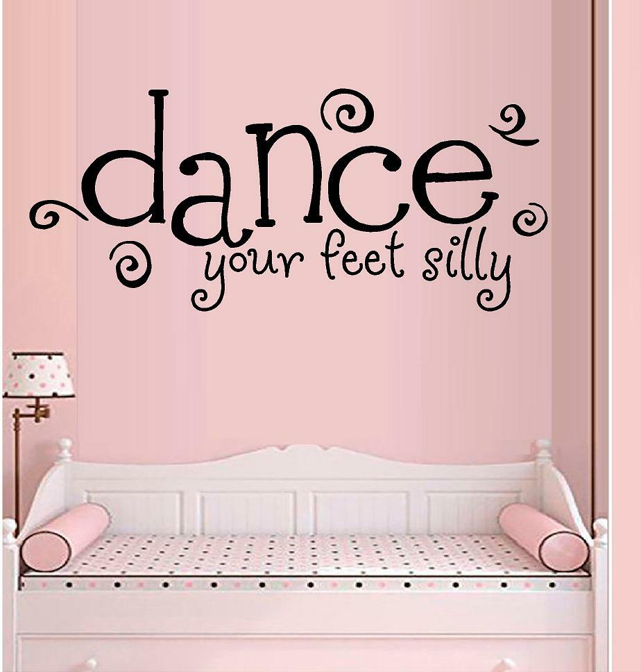 Dance Your Feet Silly Vinyl Decal Home Décor 7″ x 19″