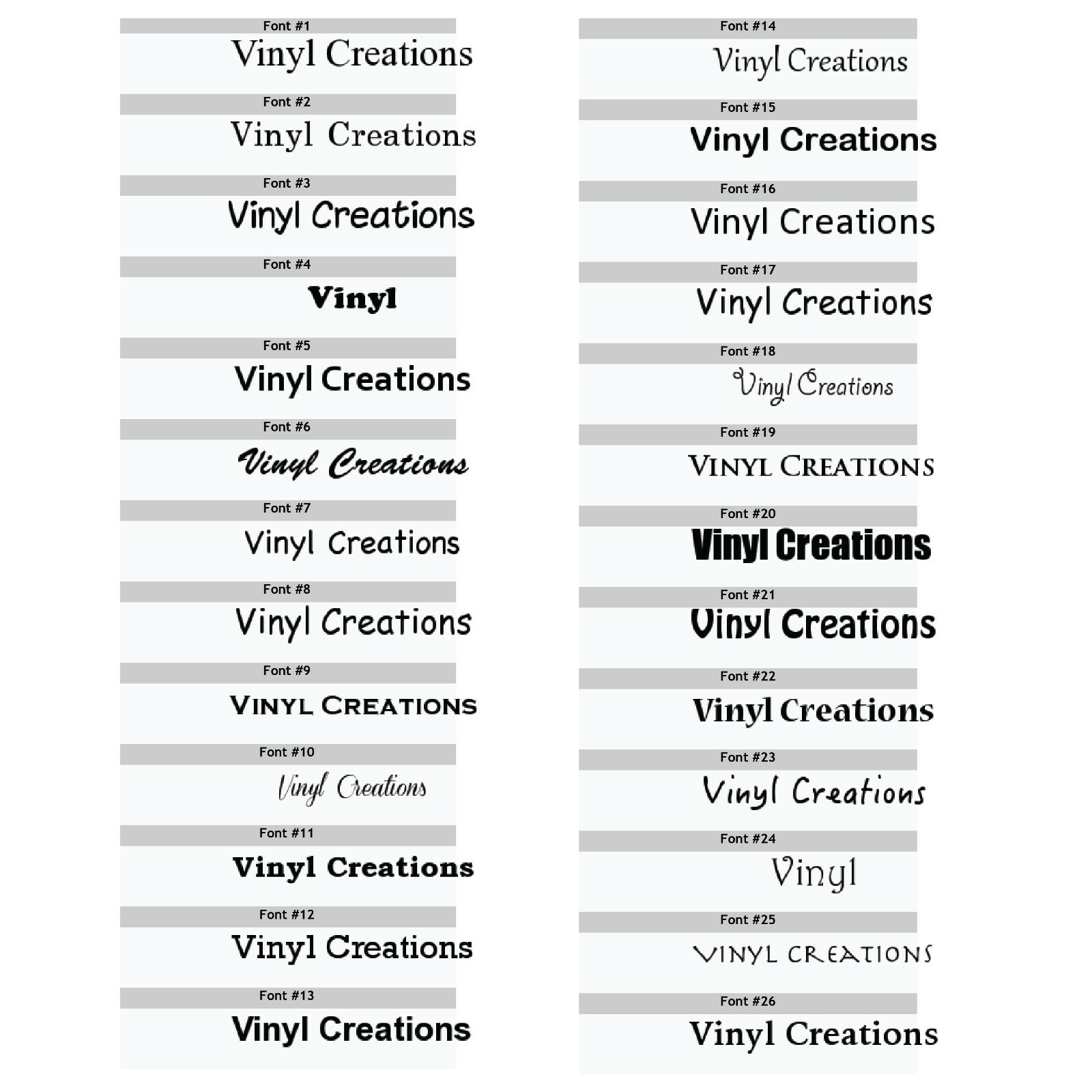 2.5″- 4″ Custom Vinyl Text Phrase/Lettering Decal window Car Mailbox Craft
