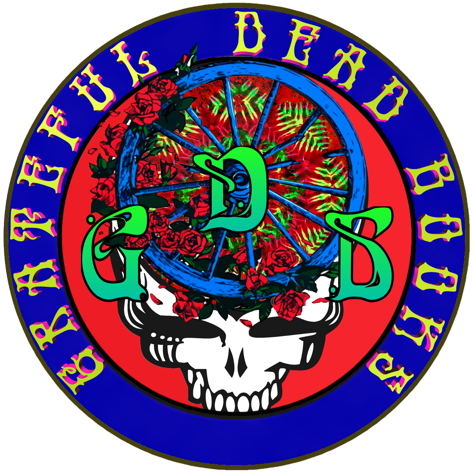 GRATEFUL DEAD BOOKS 4 ” STICKER