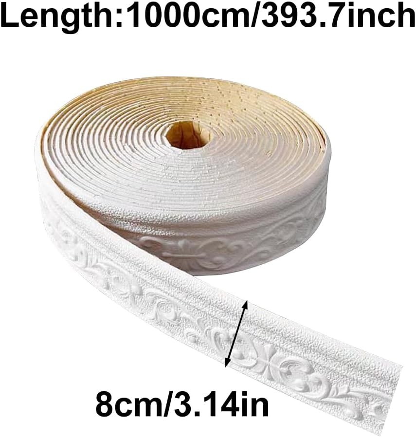 32.8 FT Decorative Wall Border Wall Paper Decor Sticker Self-adhesive Home DIY