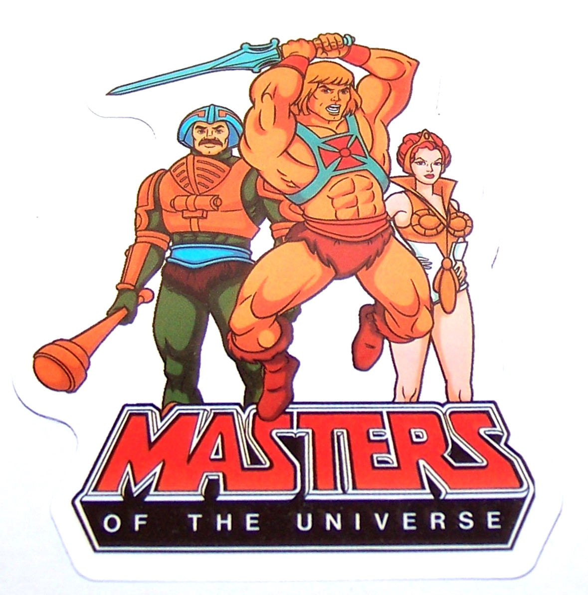 HE-MAN Logo Die Cut Sticker Decal TV Movie Cartoon – Masters of the Universe