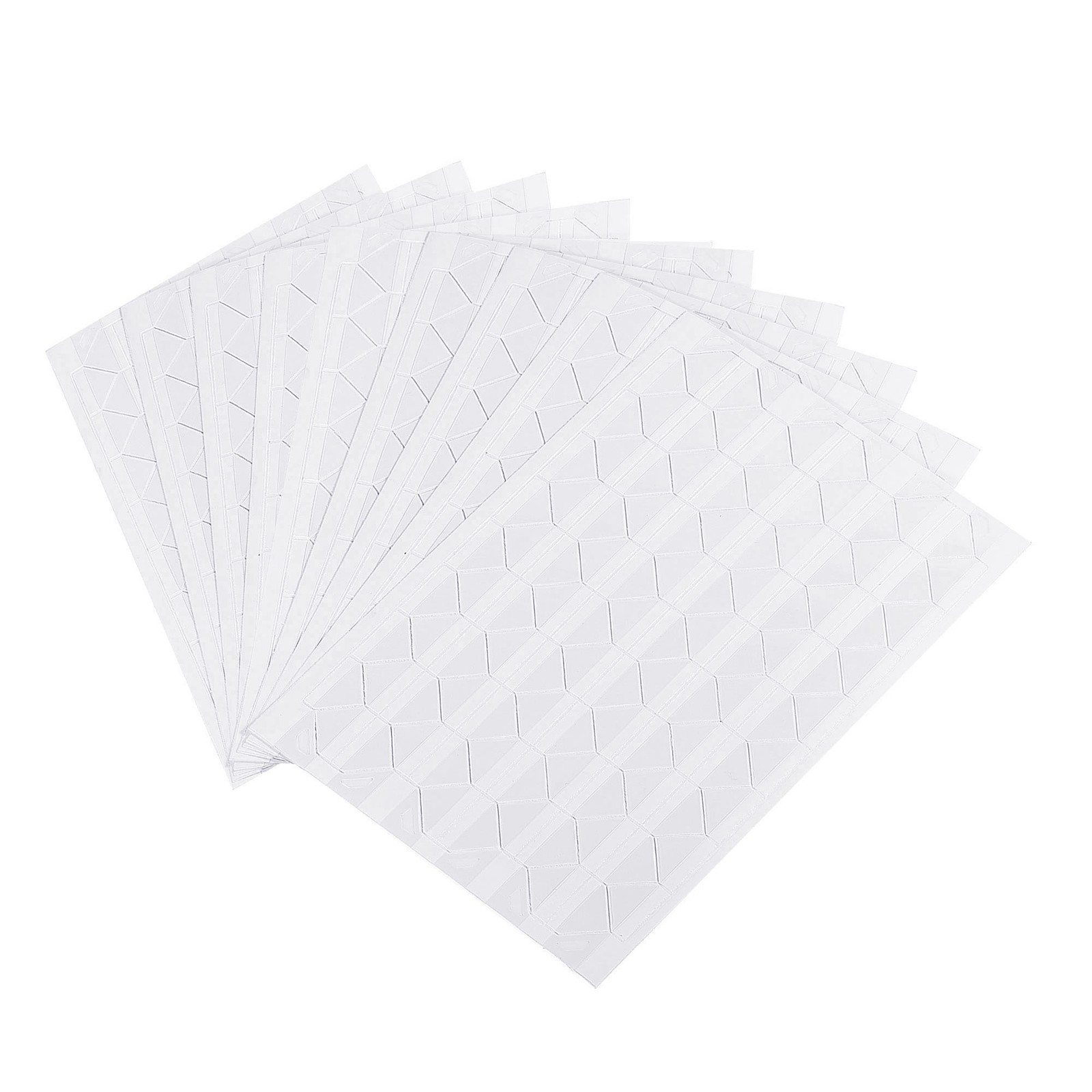 10Sheets/1020Pcs Photo Corner Sticker PVC Adhesive Picture Label White
