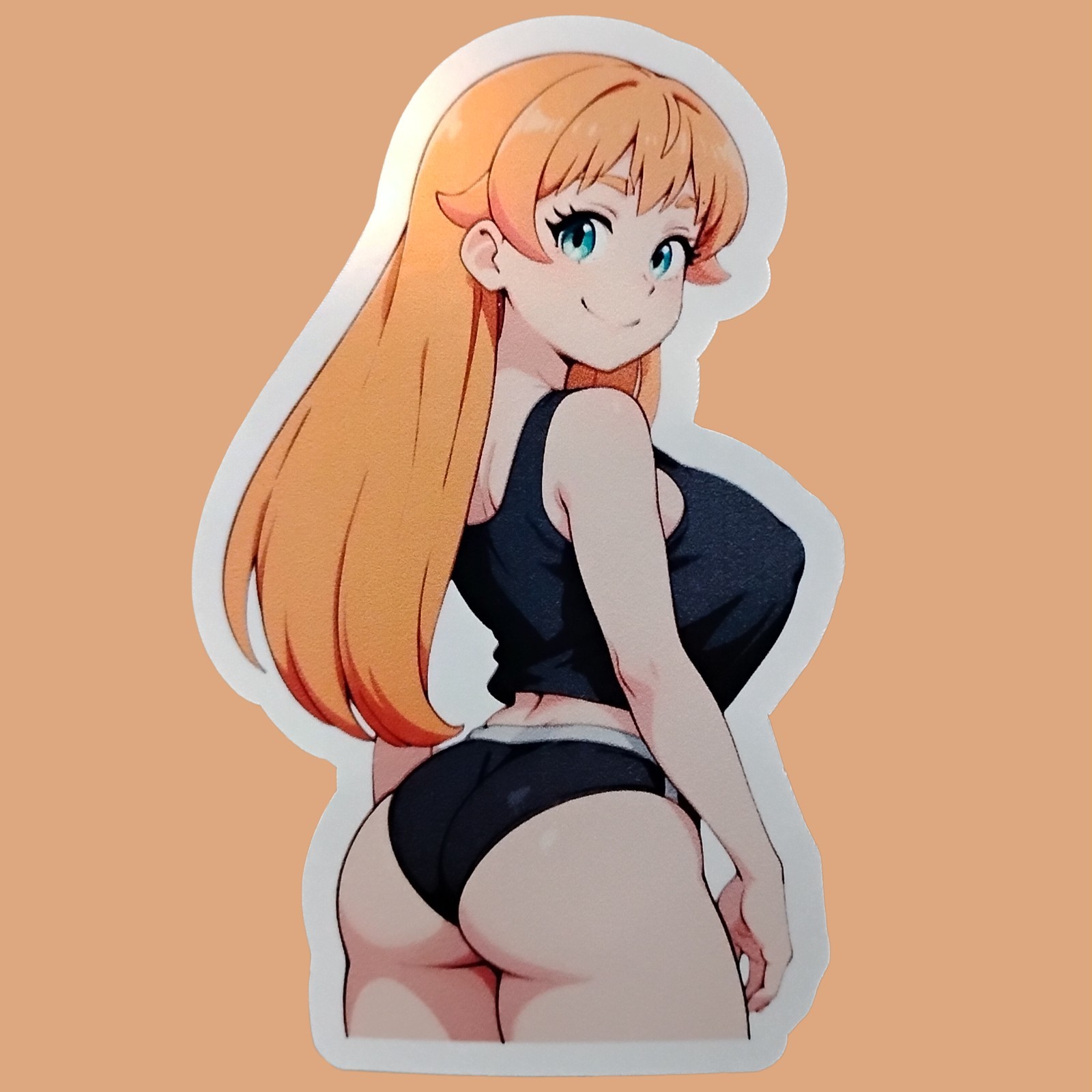 Anime Waifu Decal Sticker, Multiple Sizes Available