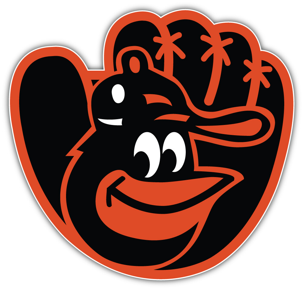 Baltimore Orioles MLB Baseball Sport Logo Car Bumper Sticker Decal “SIZES”