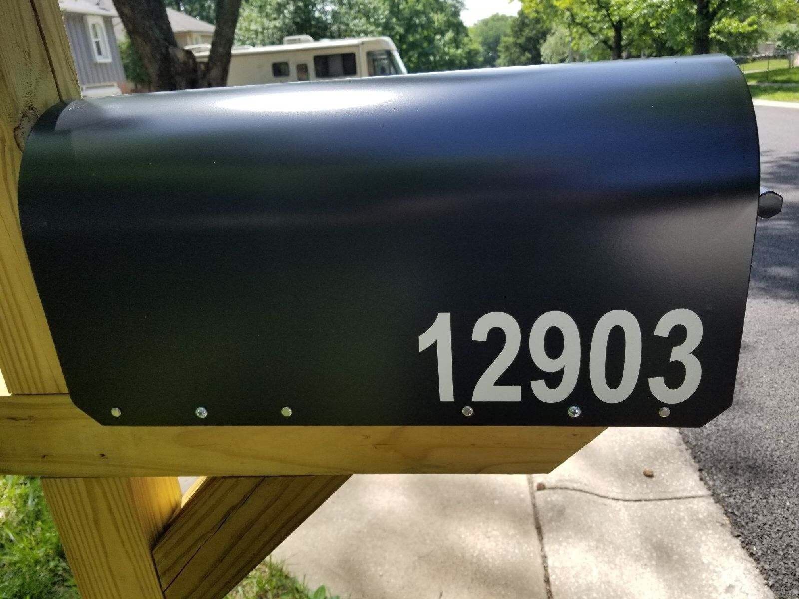 Lot of 2 REFLECTIVE 1.5″ 2″ 2.5″ 3″ Mailbox Custom NUMBERS Decals Stickers