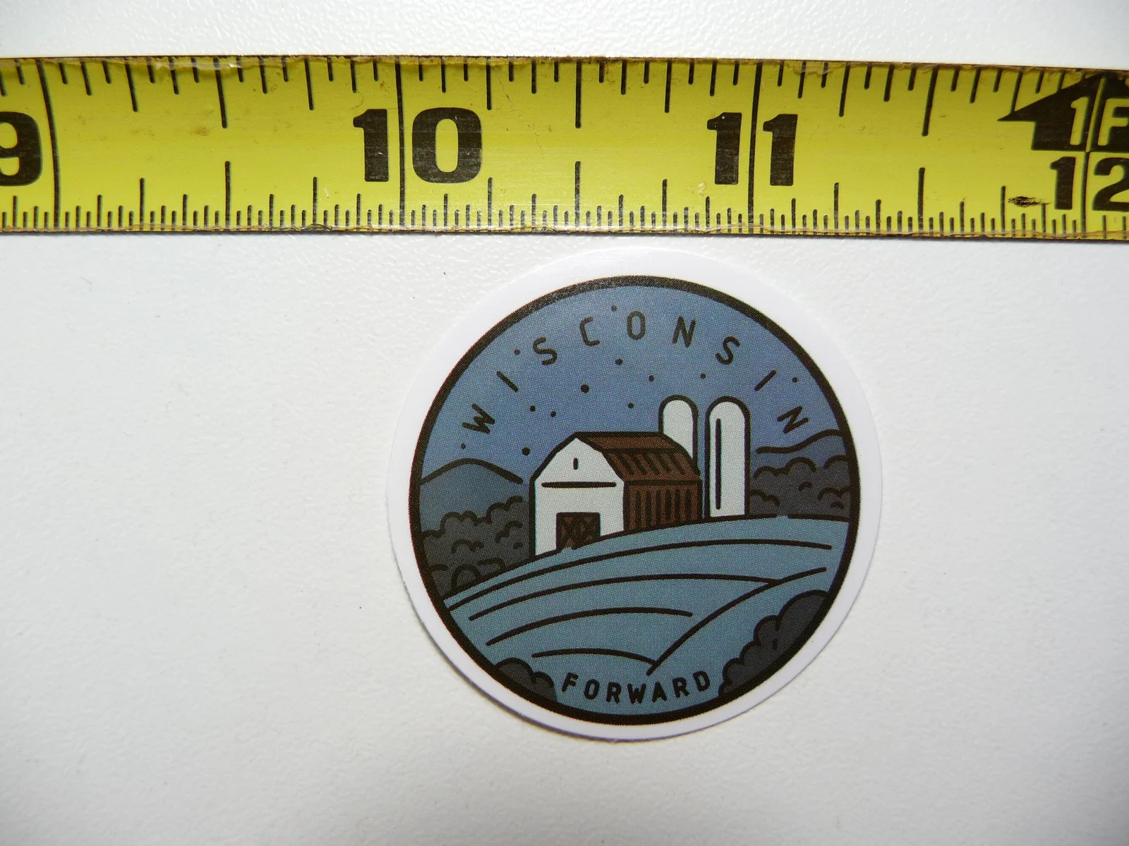 WISCONSIN SMALL STICKER DECAL LOVE HOME STATE MOTTO PRIDE FUN FUNNY