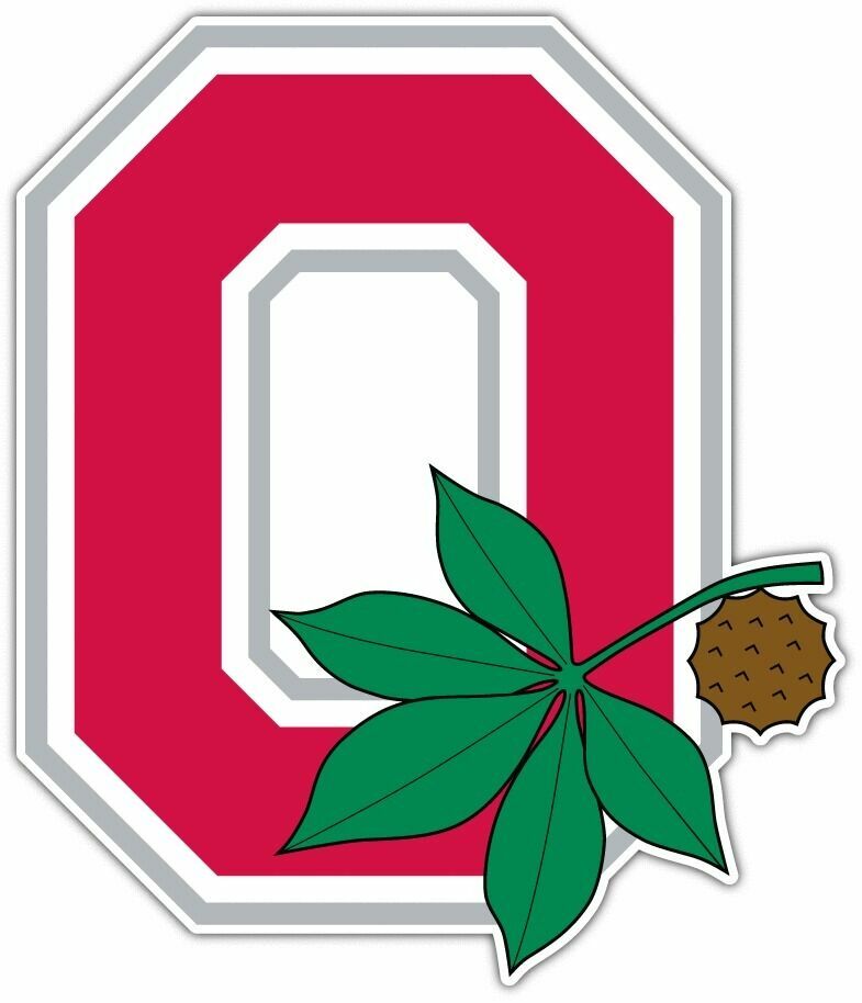 Ohio State Buckeyes2 Logo Vinyl Sticker Decal for Wall Window Car Bumper Laptop