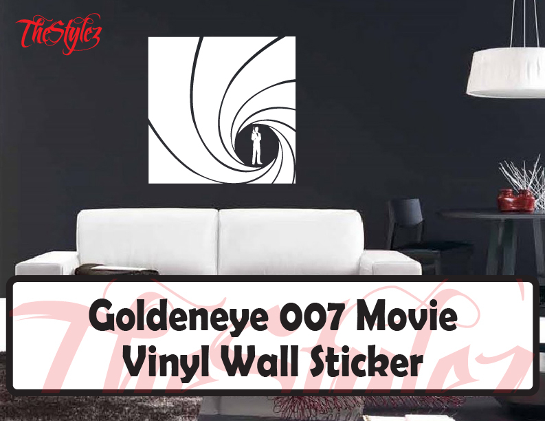 James Bond Goldeneye Movie Custom Wall Vinyl Sticker