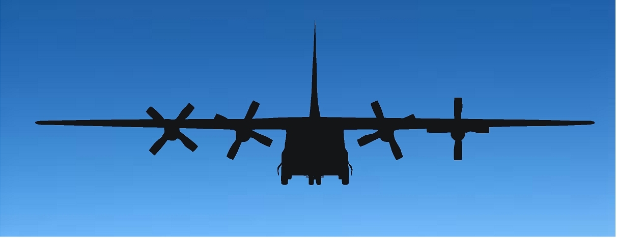 C 130 Military Airplane Vinyl Decal Home Décor 12″ x 40″