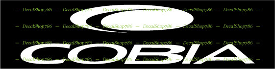 COBIA Boats – Outdoor Sports- Vinyl Die-Cut Peel N’ Stick Decals & Stickers