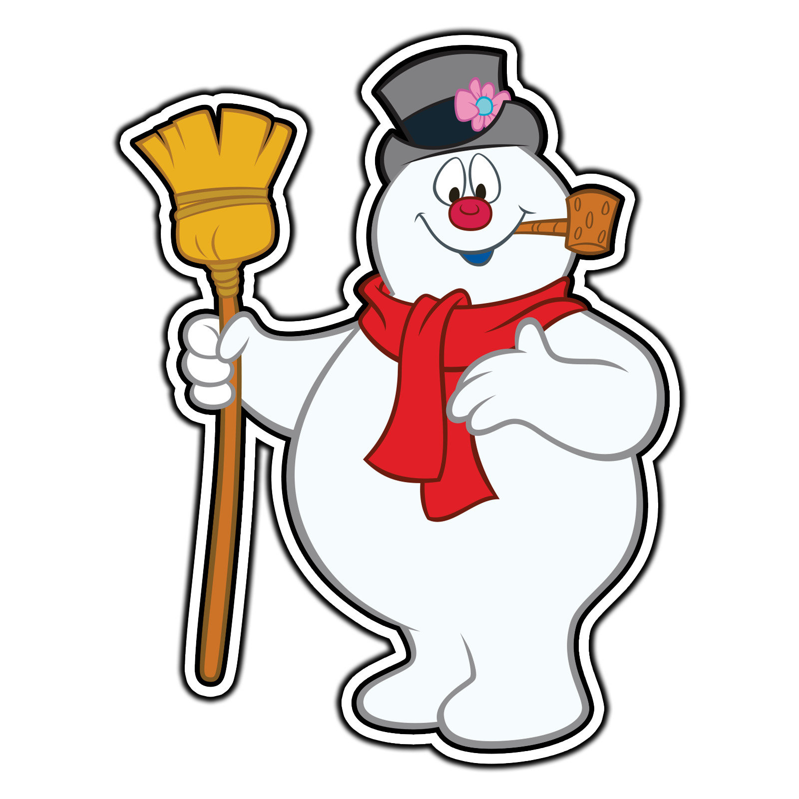 Frosty The Snowman #2 Christmas Sticker Waterproof Vinyl Decal Die-Cut