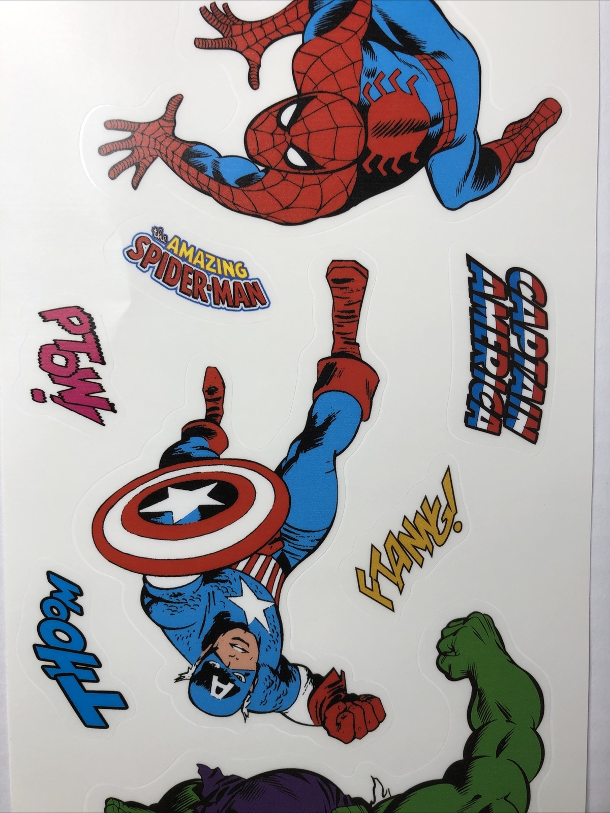 Marvel Comics Wall Decals Removable & Repositionable Made in USA