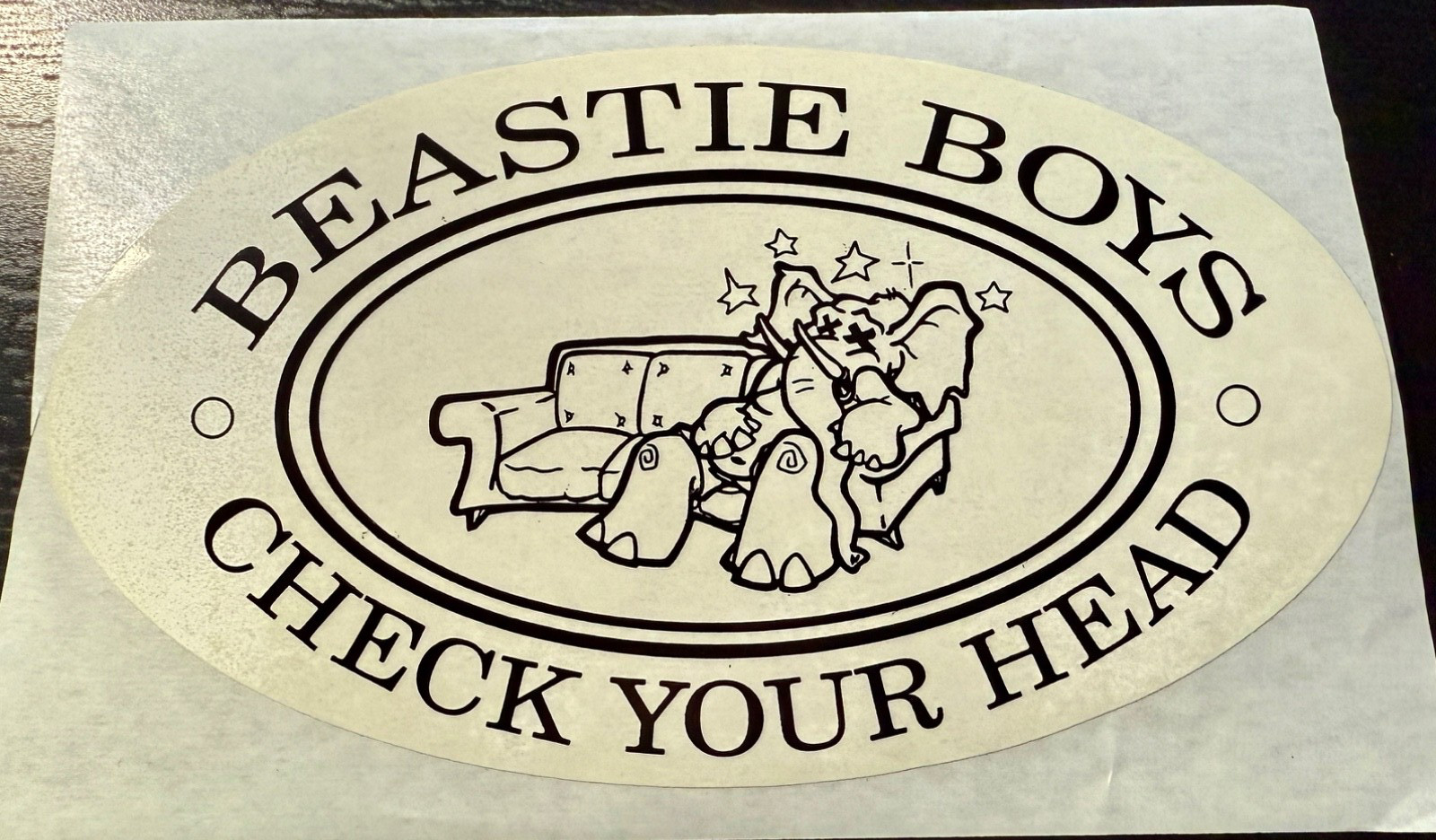 Beastie Boys “Check Your Head” Sticker Given Out @ Release Party In 1992