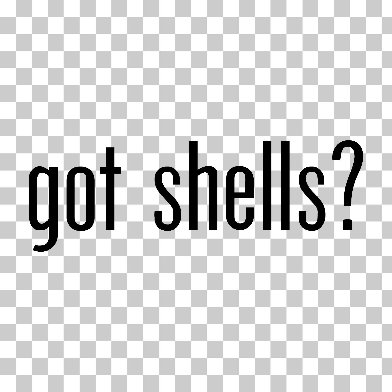 Got Shells? Custom Vinyl Sticker / Decal Sea Shell, Beach, Ocean, Clam