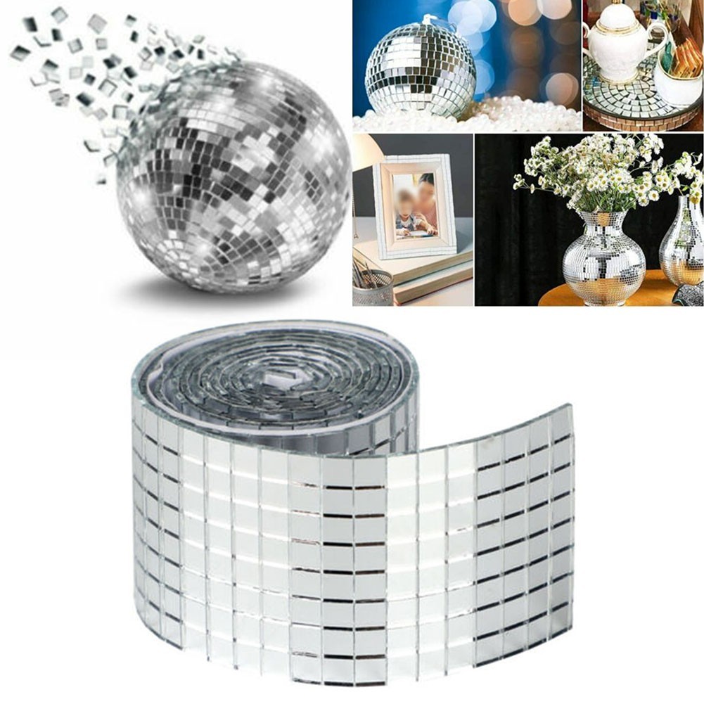 Customizable Glass Mirror Mosaics Size 15x10cm Perfect for Creative Use