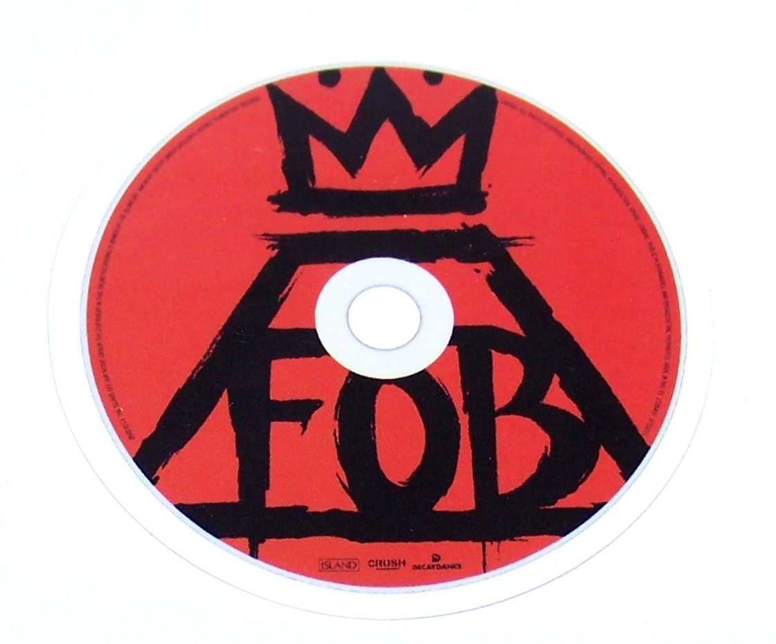 FALL OUT BOY – Logo Die Cut Sticker Decal Music Band Rock Fall Out Boy