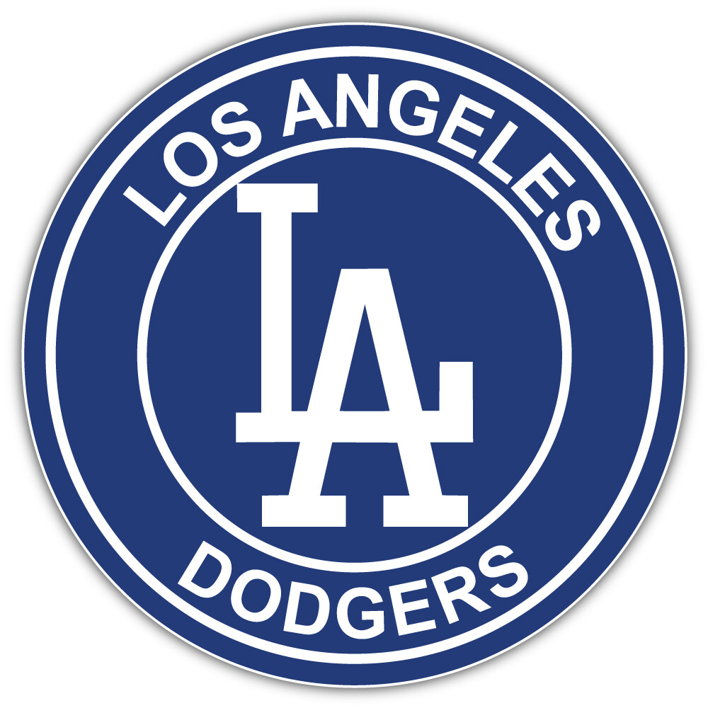 Los Angeles Dodgers MLB Baseball Sport Logo Car Bumper Sticker Decal “SIZES”