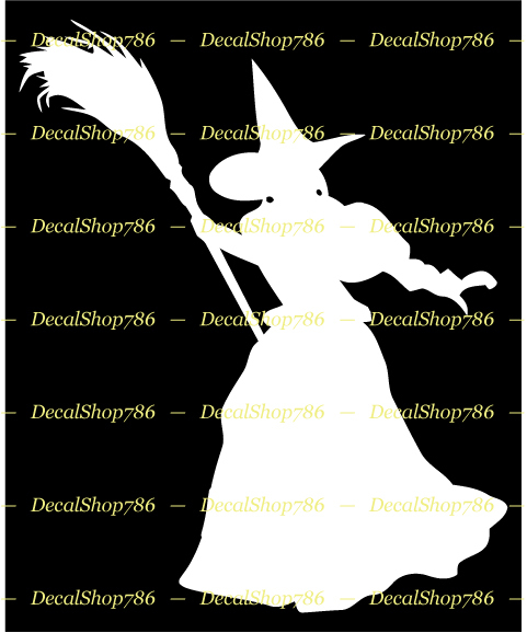 Wicked Witch of the West – Vinyl Die-Cut Peel N’ Stick Decals/ Stickers